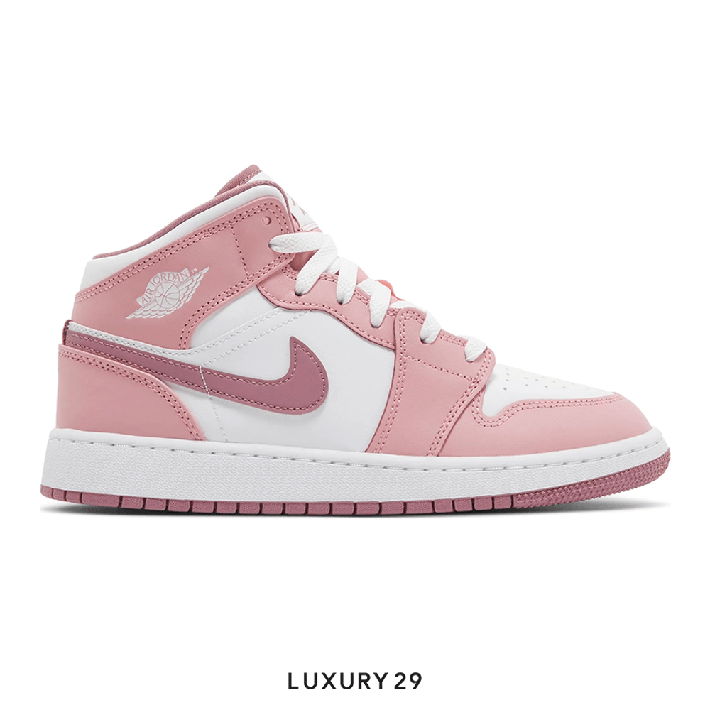 Nike Jordan 1 Mid Valentine's Day (2023) (GS)(W)(38, Pink)