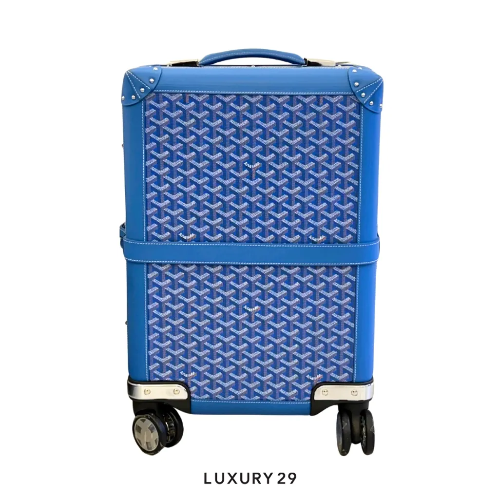 Goyard Bourget PM Trolley Case Sky Blue(Small, Blue)