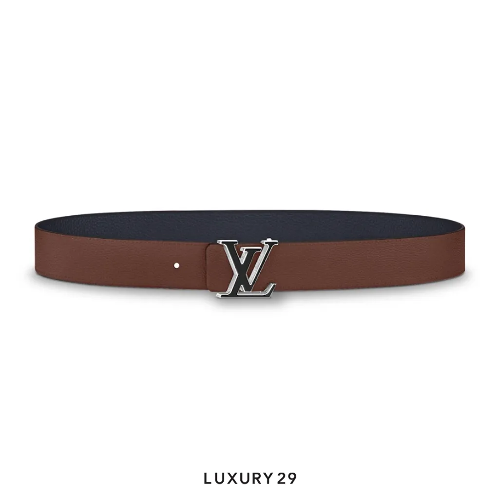Louis Vuitton LV Tilt 40mm Reversible Belt Blue(40, Blue)