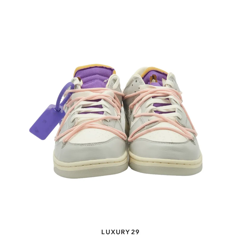 Nike Dunk Low Off-White Lot 24(M)(45.5, Grey)