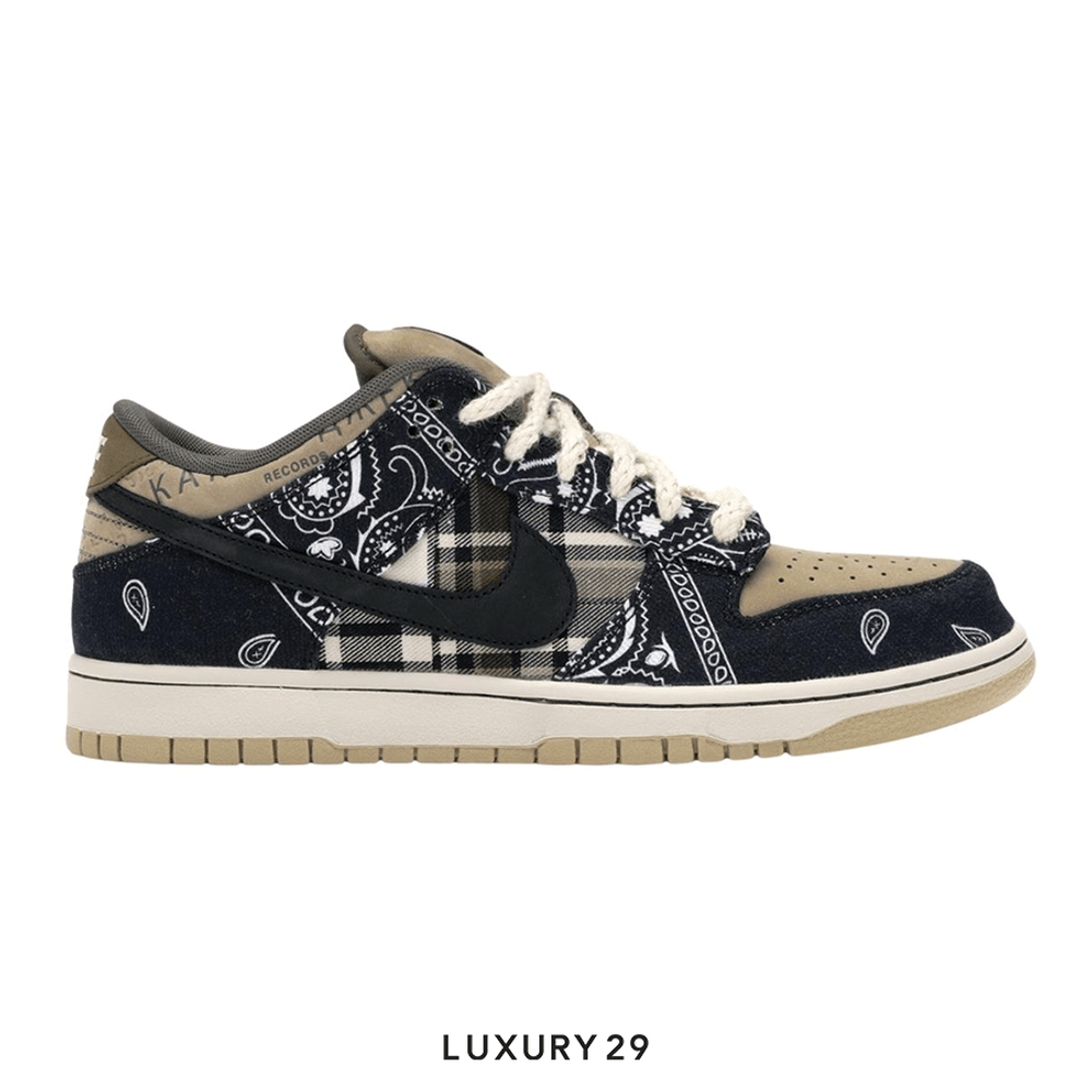 Nike SB Dunk Low Travis Scott (Regular Box)(44, Black)