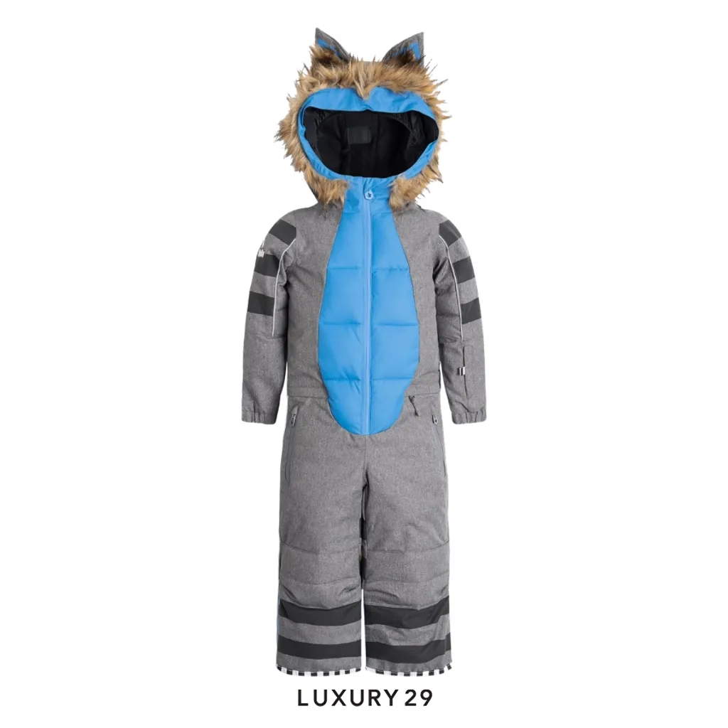 Weedo Kids Snowsuit RACOONDO GREY(S, Grey)