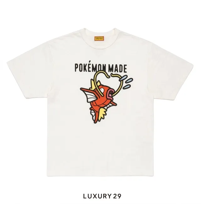 Human Made X Pokemon Made Magikarp Graphic T-Shirt White