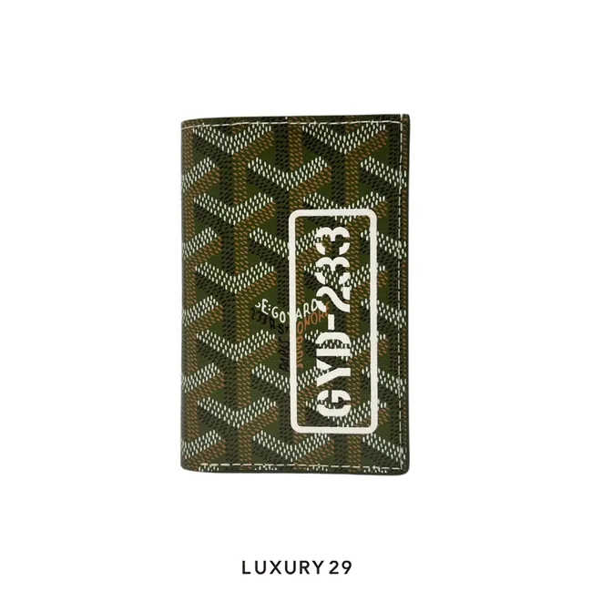 Goyard Saint-Pierre Card Wallet Khaki - GYD233