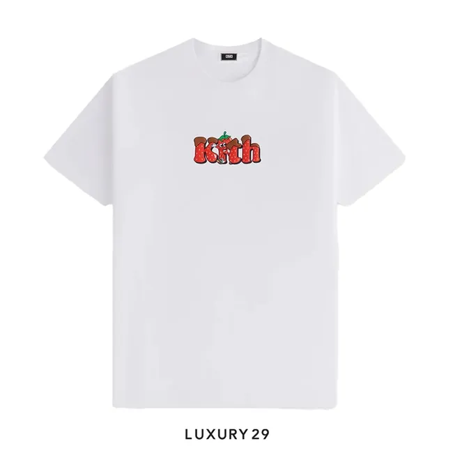 Kith Treats Strawberry Tee White