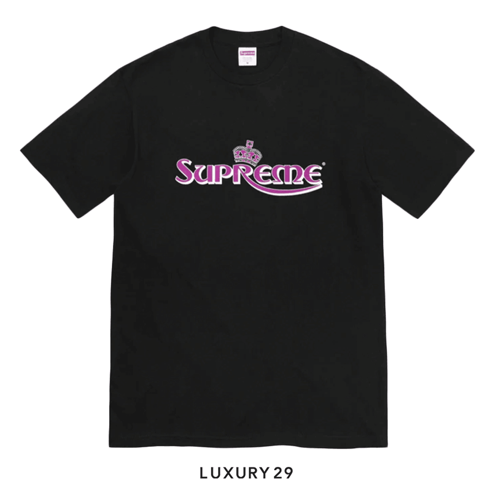 Supreme Crown Tee Black(S, Black)