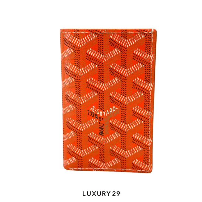 Goyard Saint-Pierre Card Wallet Orange