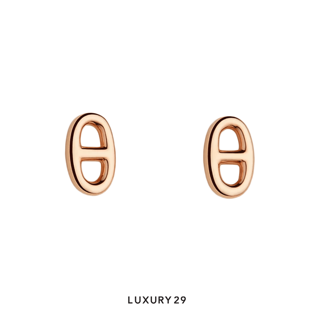 Hermes Farandole earrings, very small model(Free Size, Gold)