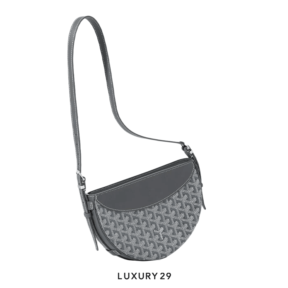 Goyard Hirondelle Bag Grey(Small, Grey)
