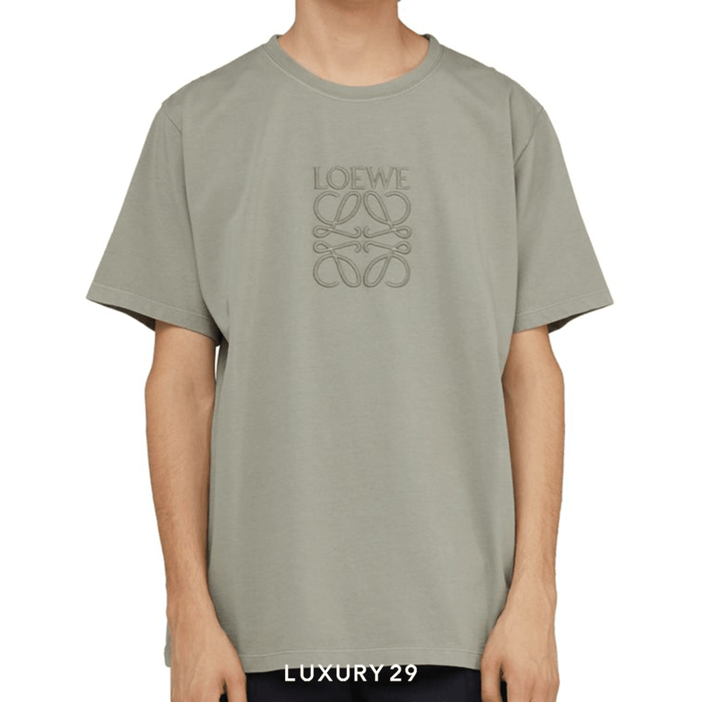 Loewe Relaxed fit T-shirt in cotton Platinum(S, Grey)