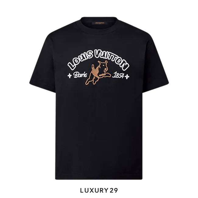 Louis Vuitton LV Embroidered Cotton T-Shirt