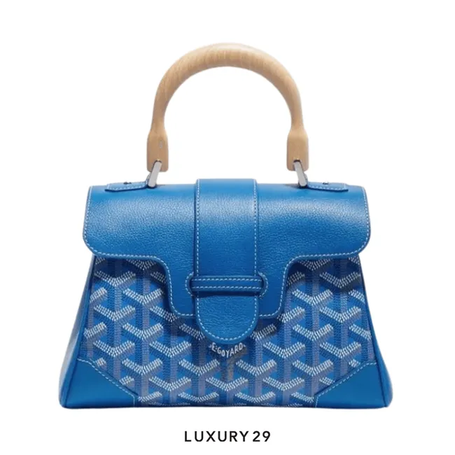 Goyard Saigon Souple Mini Bag Sky Blue