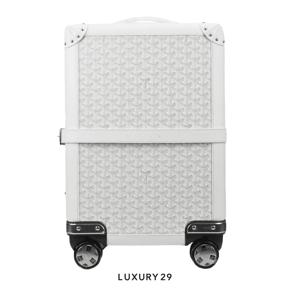 Goyard Bourget PM Trolley Case White(Small, White)