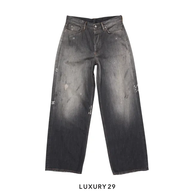 Acne Studios Loose fit jeans - 1981 U Black Trafalgar