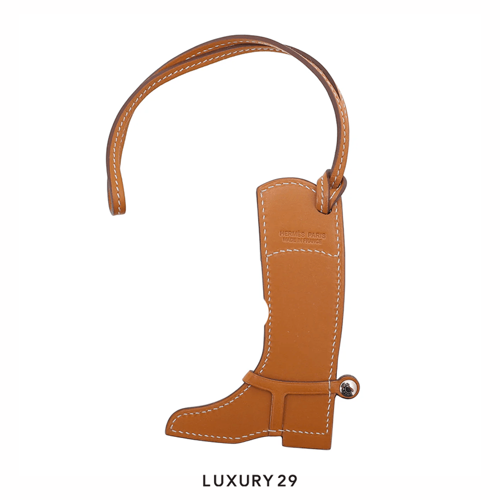 Hermes Paddock Boot charm Naturel / Sable / Rose Dete(Free Size, Neutrals)