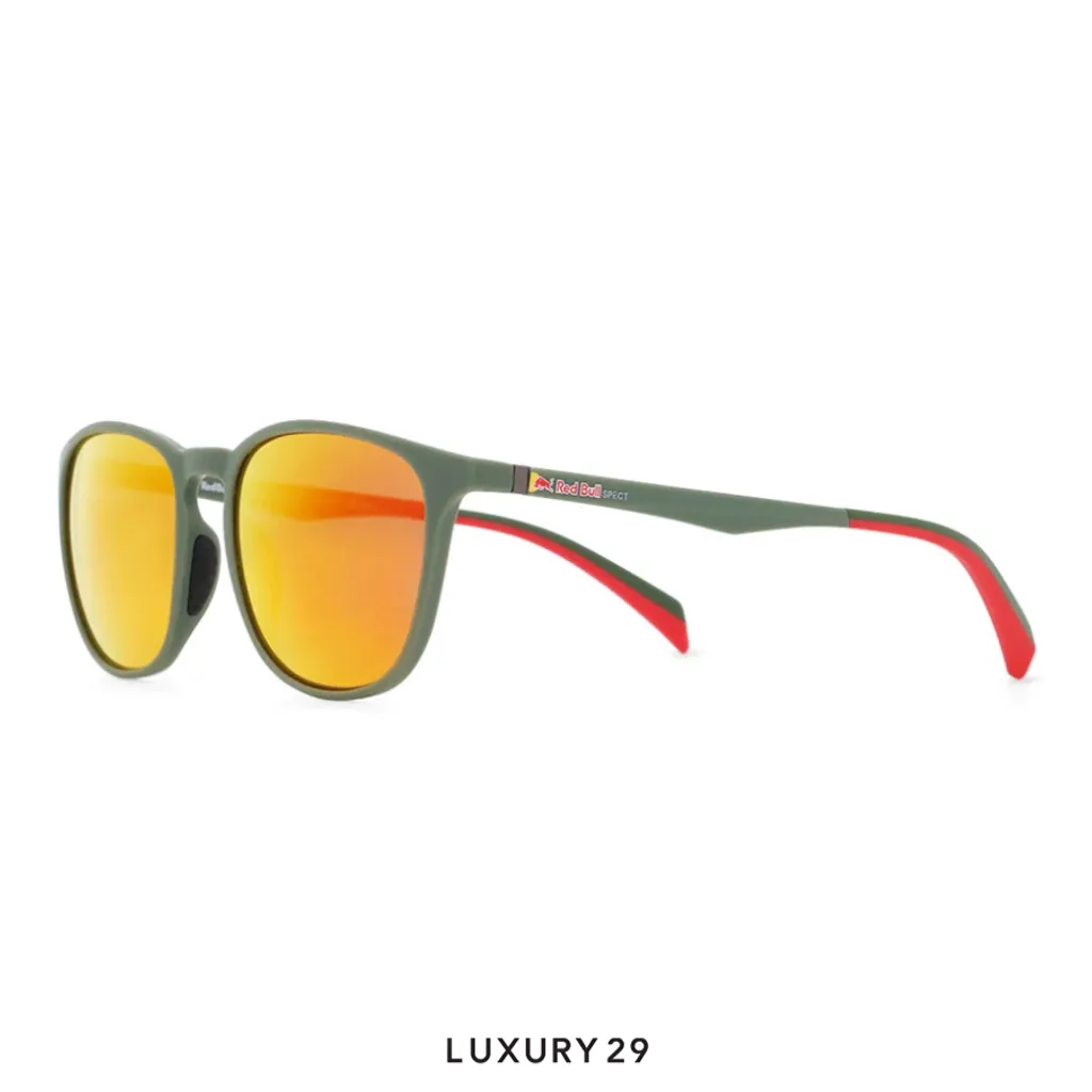 Red Bull Spect Sunglasses REDPS101-02P Double Concept brown with red mirror(Free Size, Red)