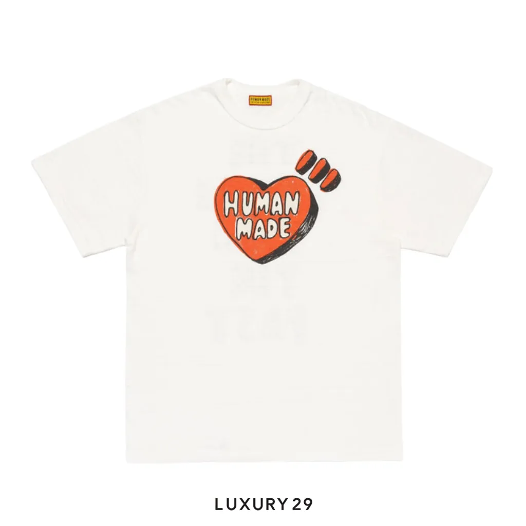 Human Made GRAPHIC T-SHIRT White Heart(M, White)
