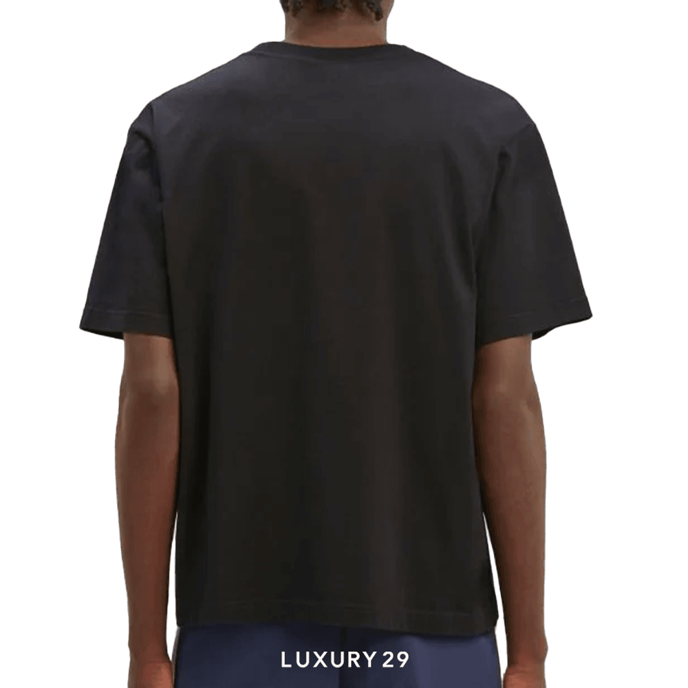 Monogram Regular T-Shirt BLACK OFF WHITE(L, Black)