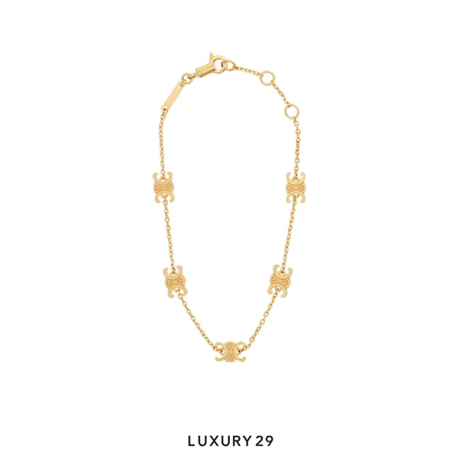 Celine Mini Triomphe bracelet Gold