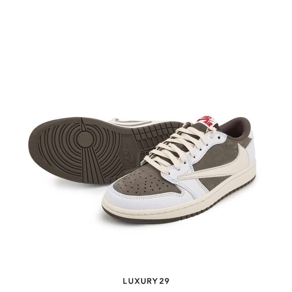 Nike Jordan 1 Retro Low OG SP Travis Scott Reverse Mocha(47, Brown)
