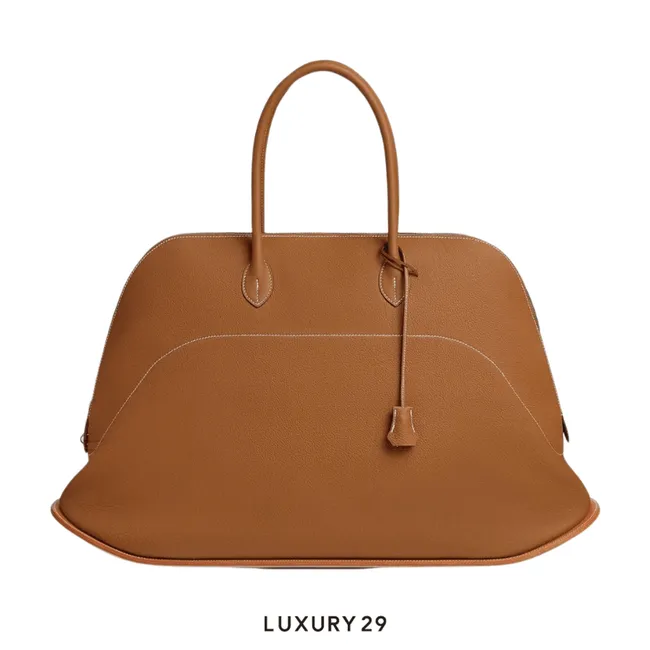 Hermes Bolide skate 65 bag Gold / Naturel Sable / Multicolore