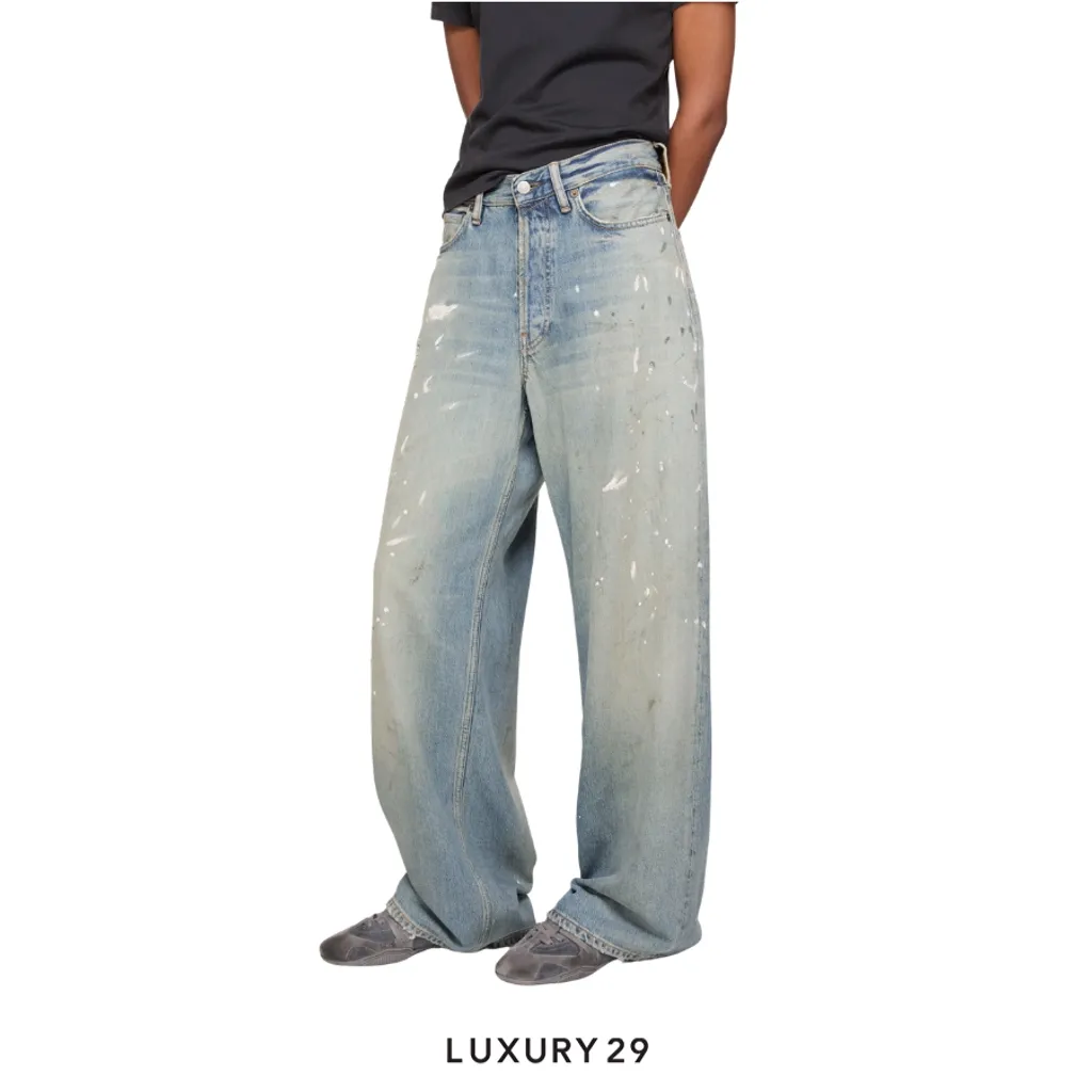 Acne Studios Loose fit jeans - 1981 light blue(XXS/XXS, Blue)