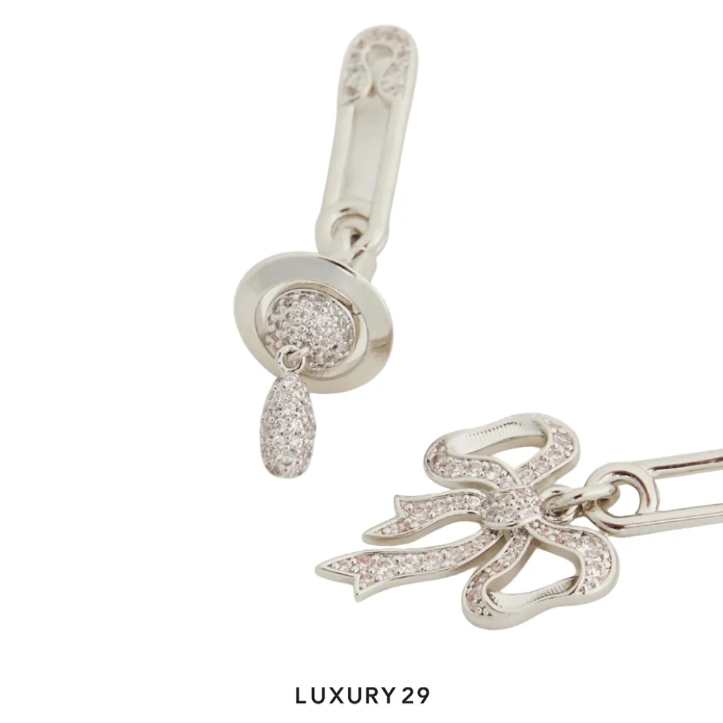 Vivienne Westwood Lilith earrings AW25 SI U Silver(Free Size, Silver)