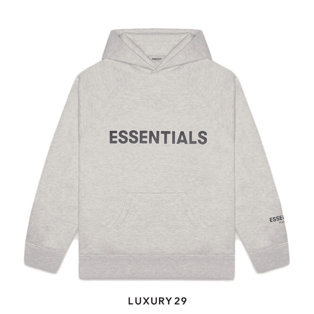 Essentials Fear Of God Hoodie Heather Oatmeal (SS20)(S, Grey)