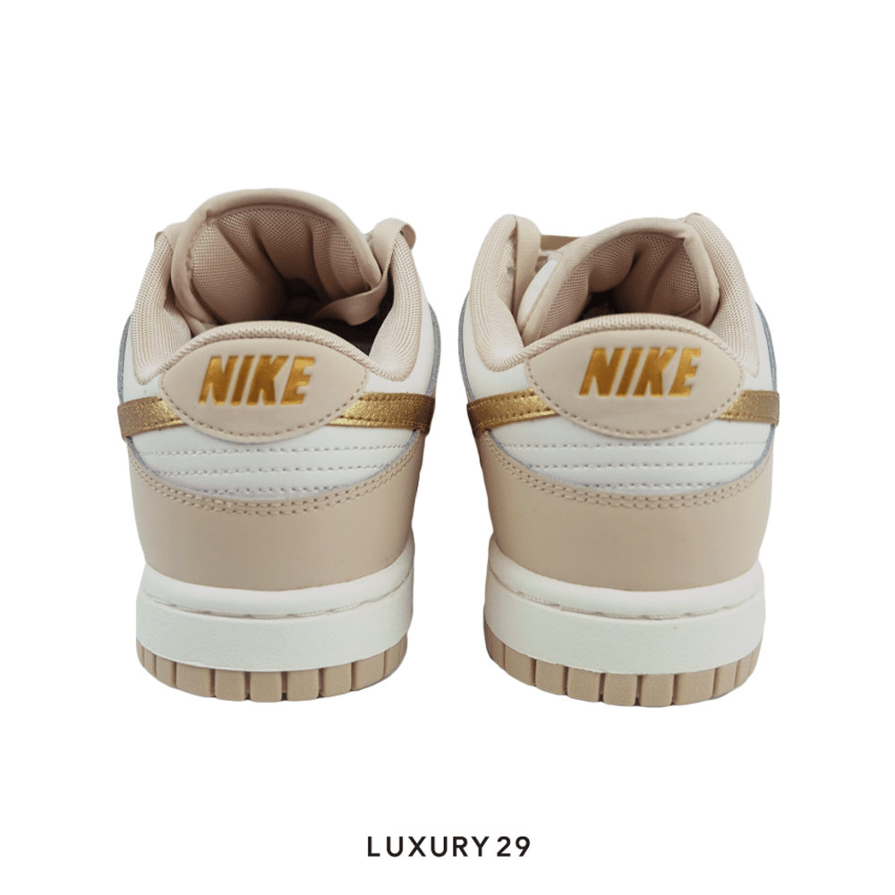 Nike Dunk Low Phantom Metallic Gold (Women's)(W)(39, Gold)