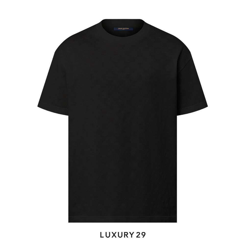 Louis Vuitton LV Monogram Fil Coupe T-Shirt(XS, Black)