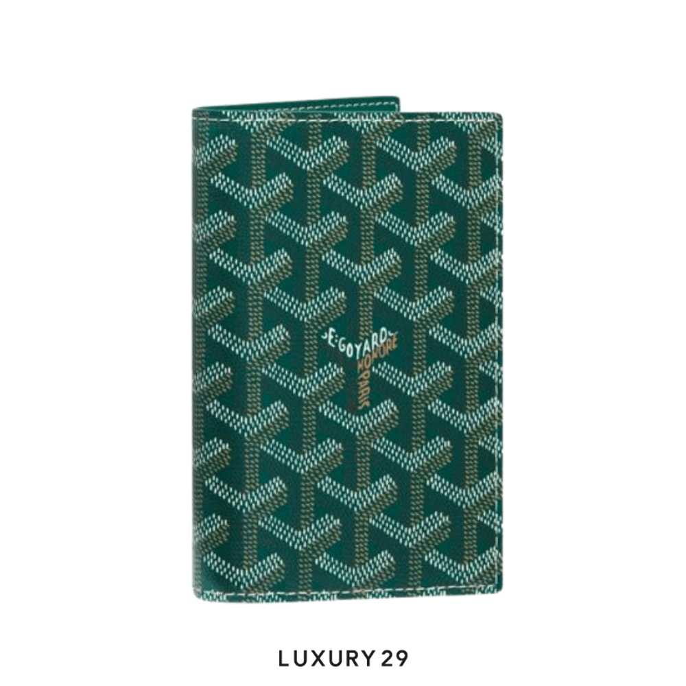 Goyard Grenelle Passport Cover Green(Small, Green)