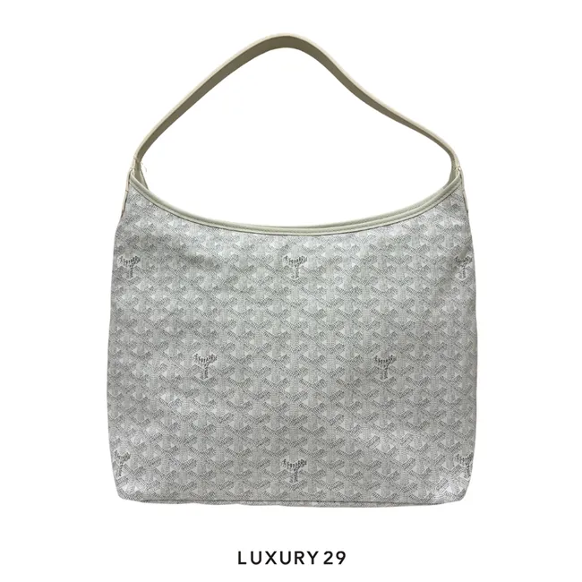 Goyard Boheme Hobo Bag White