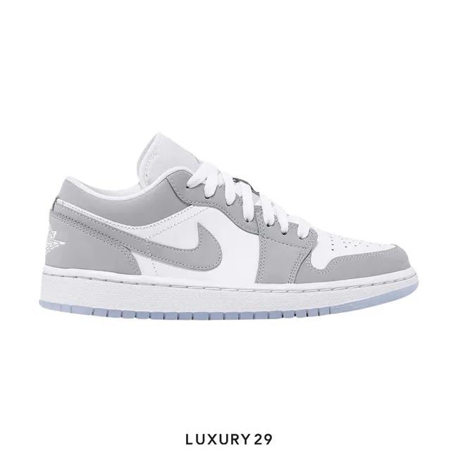 Nike Jordan 1 Low Wolf Grey  (Women's) (W)