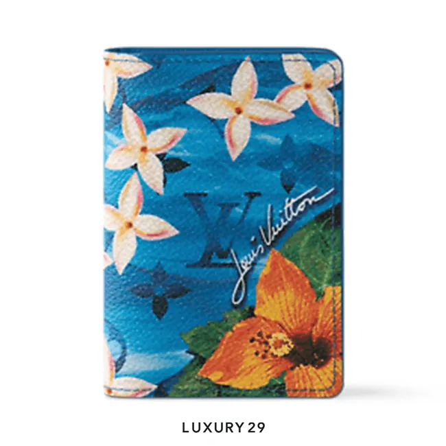Louis Vuitton LV Pocket Organizer Bright Blue