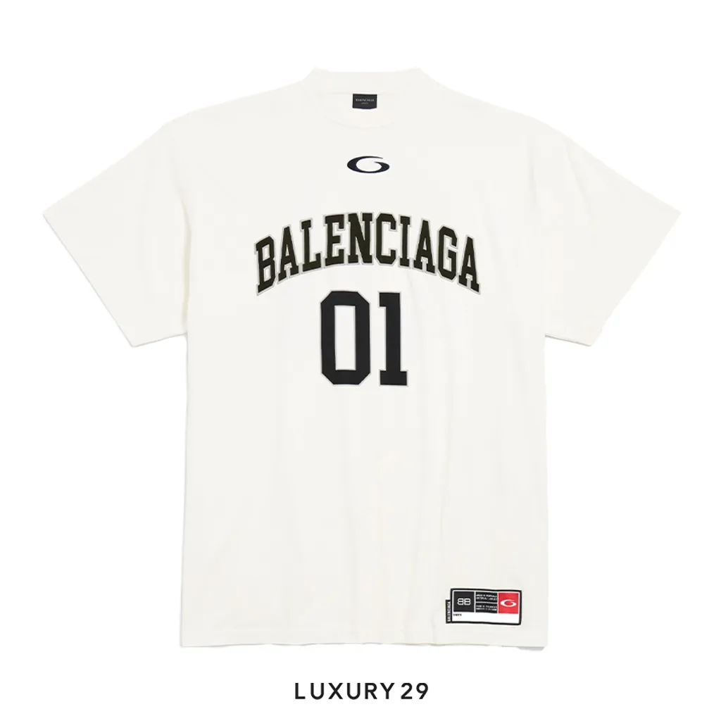 【BALENCIAGA】Basketball Series Oversized T-shirt Tシャツ Men's Basketball Series - Oversized T-shirt in Black
