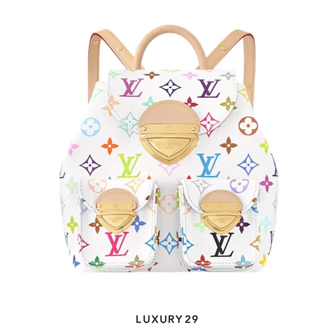 Louis Vuitton LV X TM Venice Bag In Multicolor Monogram Coated Canvas With Gold Hardware