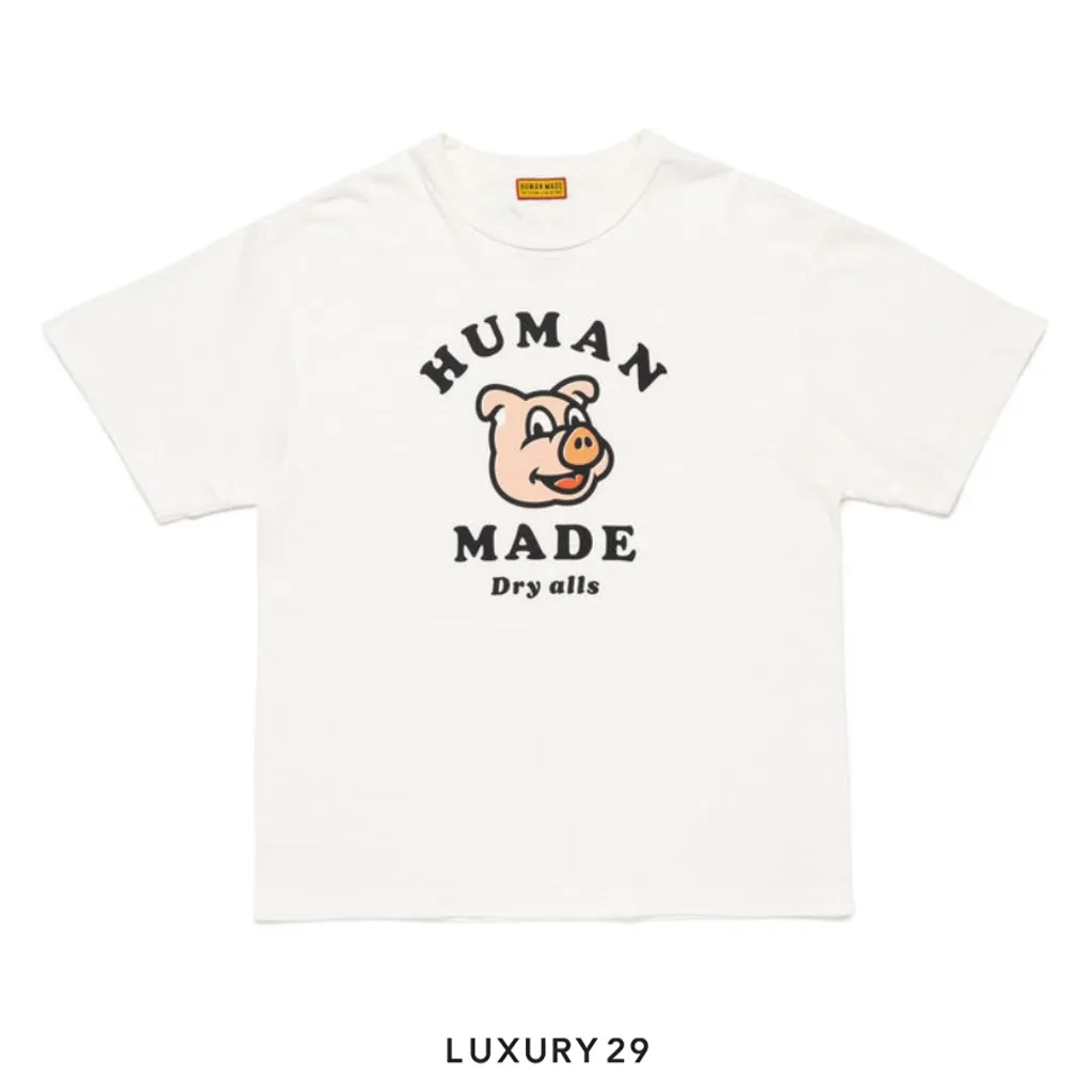 Human Made standard slub yarn T-shirt White(S, White)