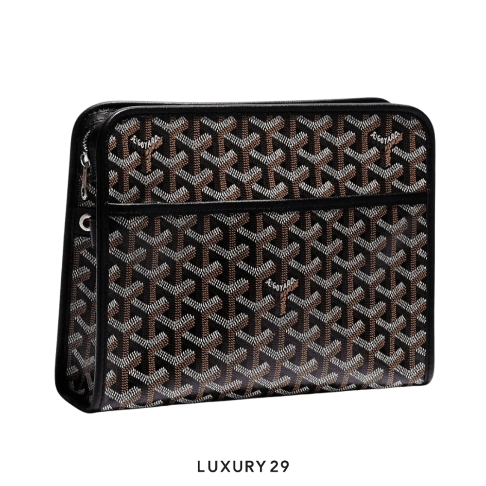 Goyard Jouvence MM Toiletry Bag Black(Medium, Black)