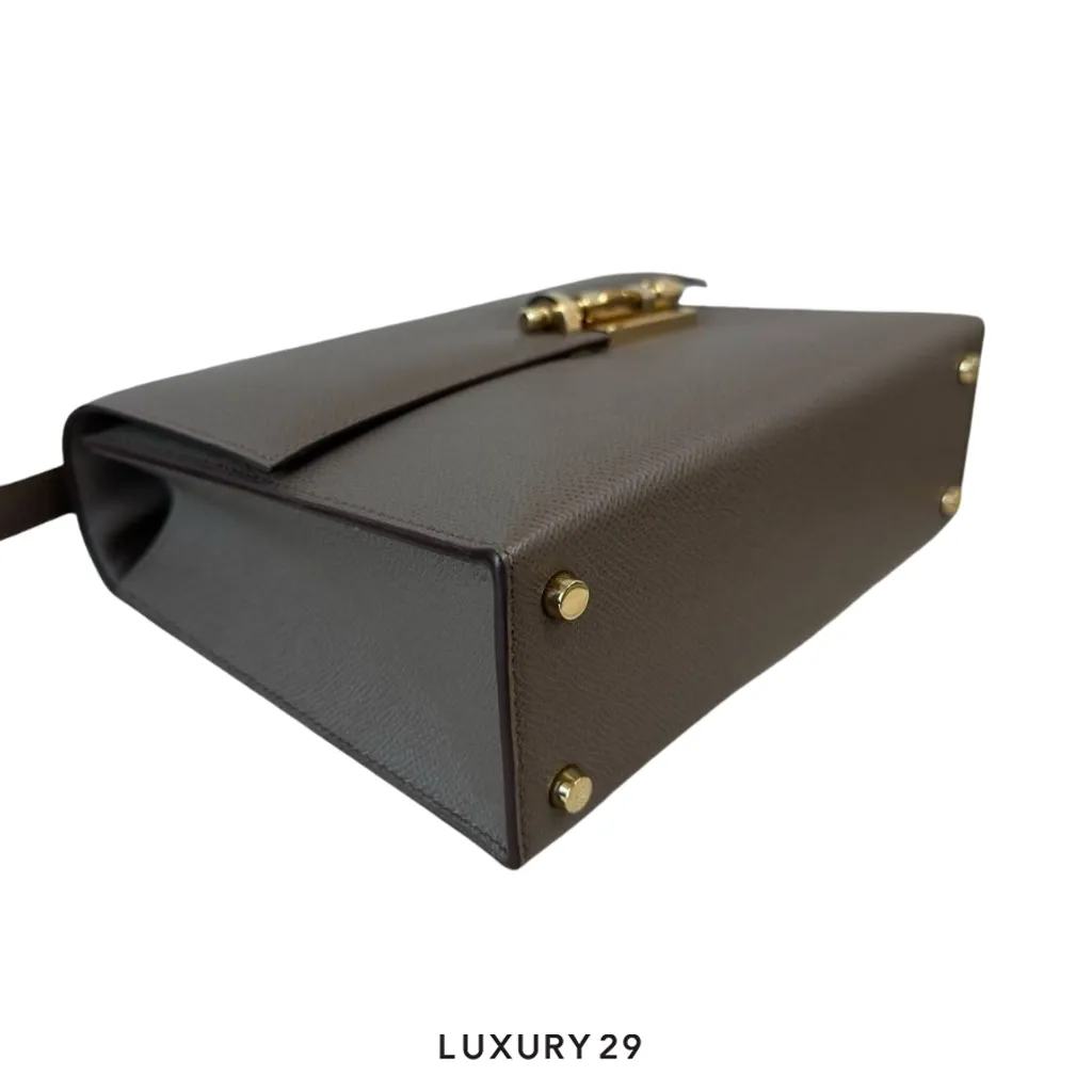 Hermes Verrou 21 Veau Epsom Graphite(Mini, Grey)
