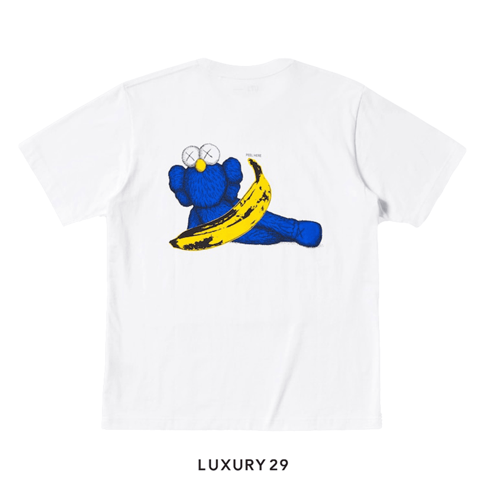 Uniqlo KAWS + Warhol UT (Short Sleeve Graphic T-Shirt) White(S, White)