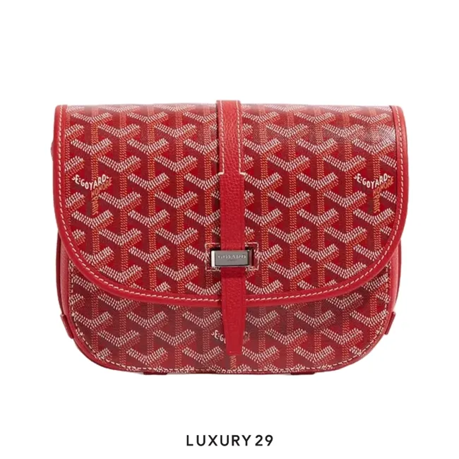 Goyard Belvedere PM Bag Red