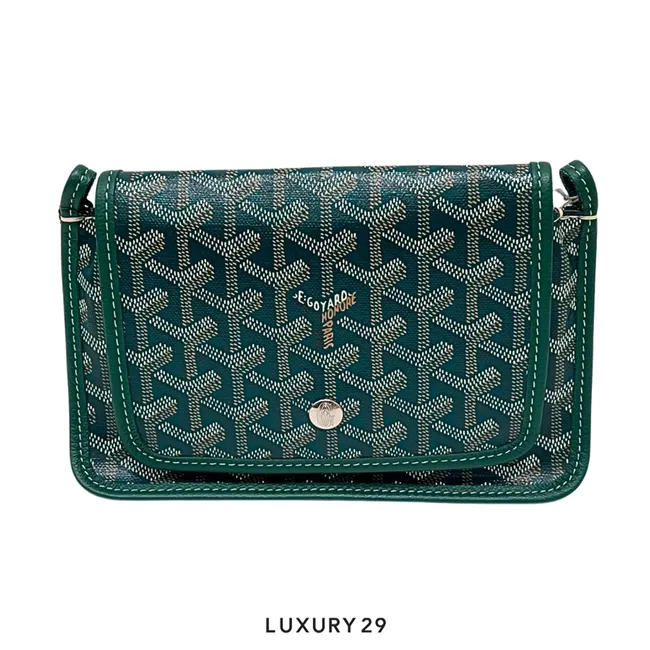 Goyard Plumet Pocket Wallet Green