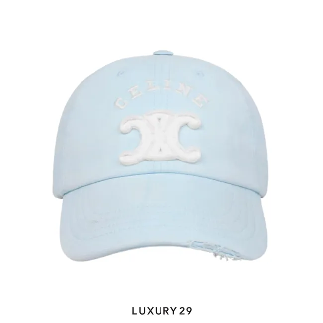 Celine vivienne cap IN LIGHT COTTON GABARDINE Faded Blue