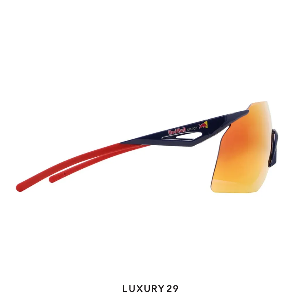 Red Bull Spect Sunglasses Gabe-02 brown with red mirror(Free Size, Orange)