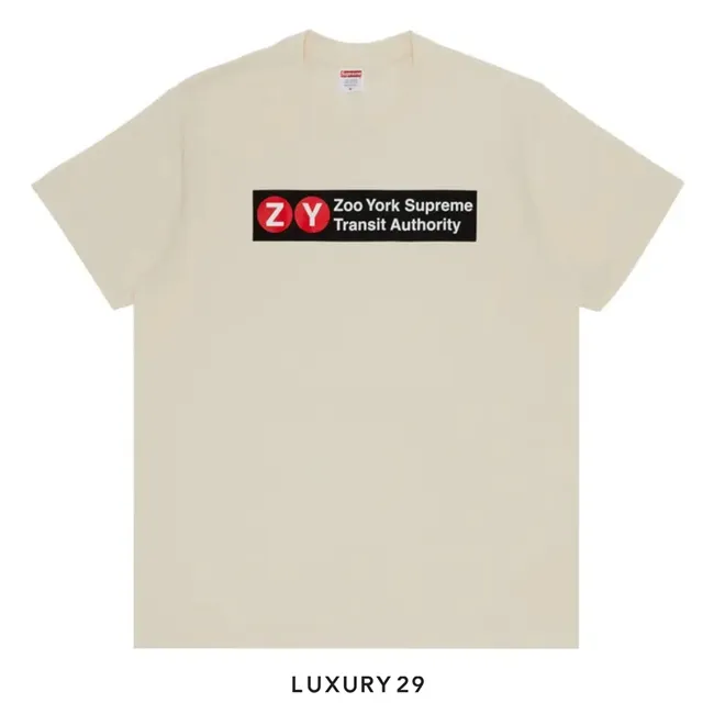 Supreme x Zoo York Transit Tee Natural
