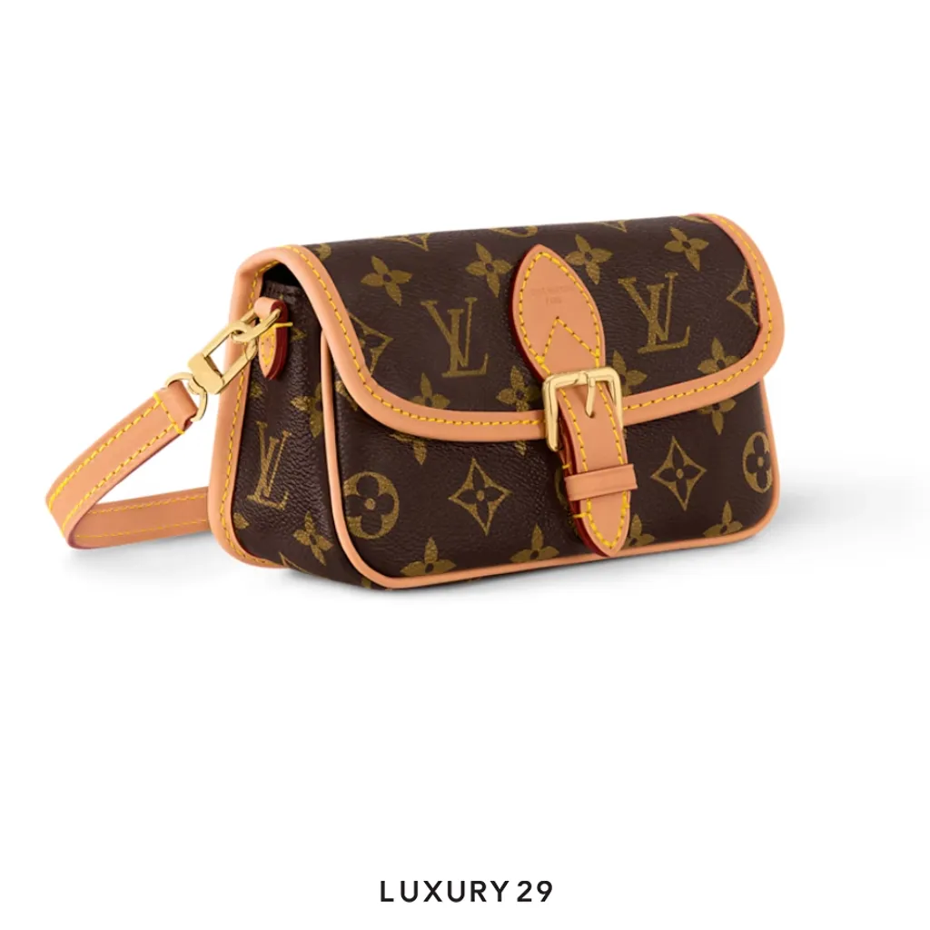 Louis Vuitton LV Nano Diane bag Monogram Canvas Brown(Mini, Brown)