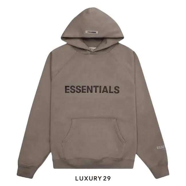 Essentials Fear Of God Hoodie Taupe  (SS22)