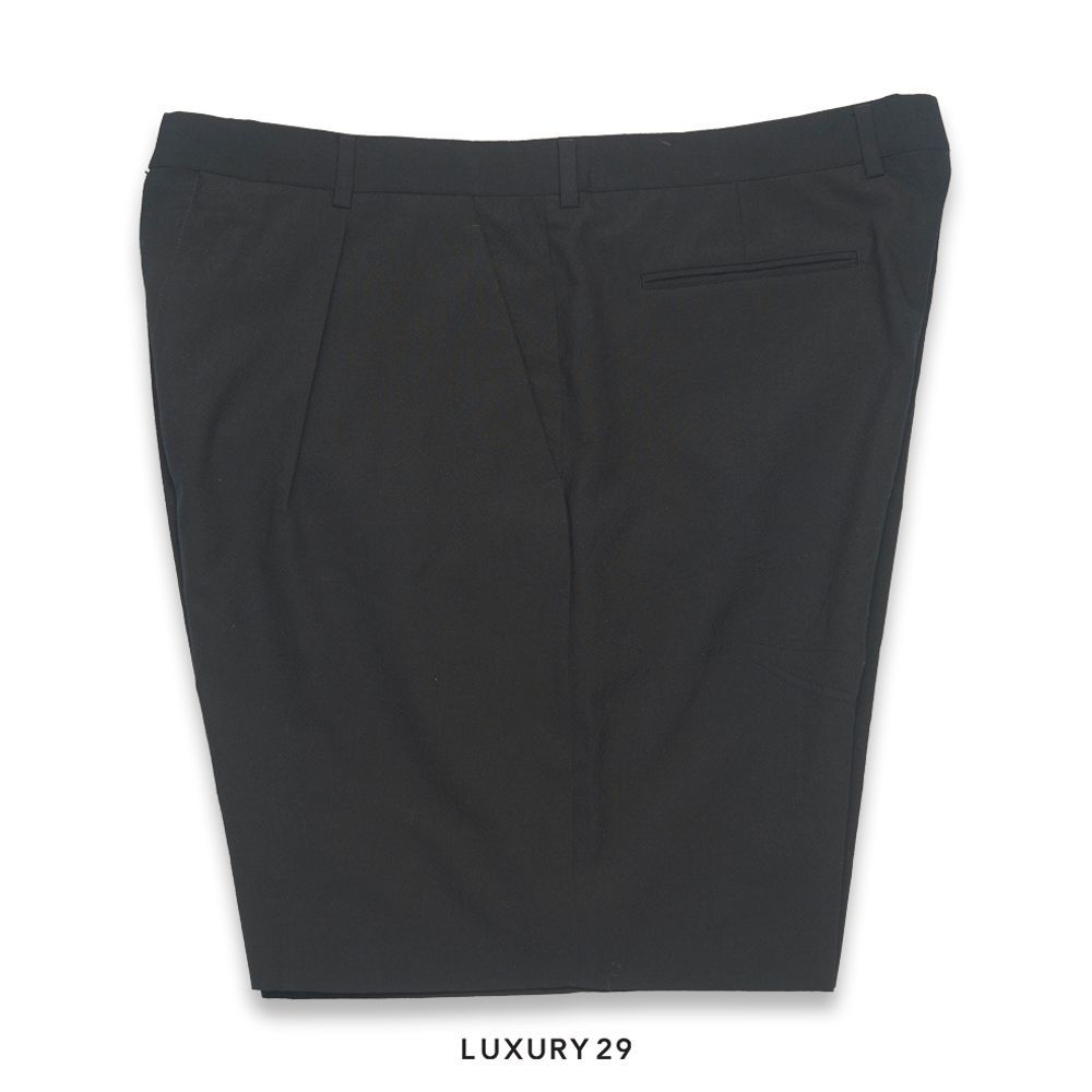 Dior Pleated Bermuda Shorts(XL, Black)