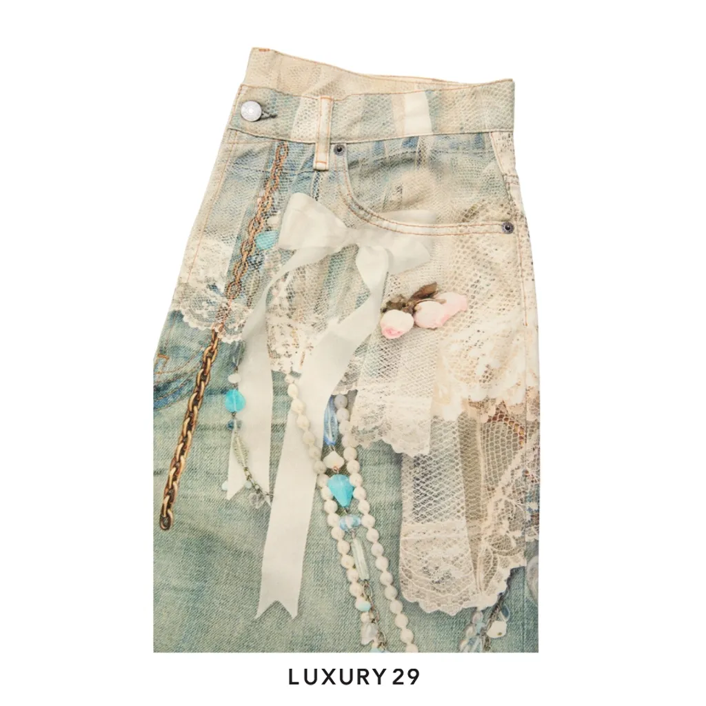 Acne Studios Denim shorts - loose fit(46, Blue)