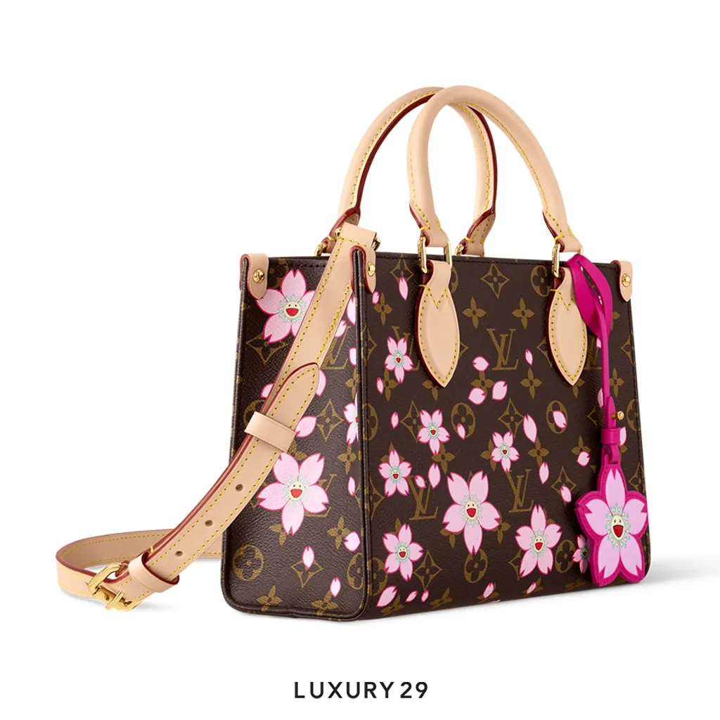 LOUIS VUITTON LV x TM - OnTheGo PM bag Sakura Brown(Small, Brown)